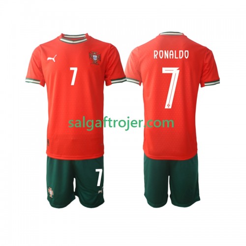 Portugal Cristiano Ronaldo 7 Fodboldtrøjer Børn Hjemmebanesæt 2025 Kort ærmer Portugal Cristiano Ronaldo 7 Fodboldtrøjer Børn Hjemmebanesæt 2025 Kort ærmer
